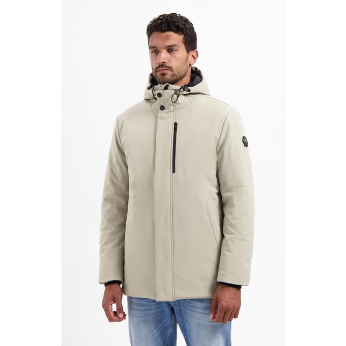 No Excess Jacket Long Soft Shell Stone Größe: S | Winterjacken Outlet | Herren