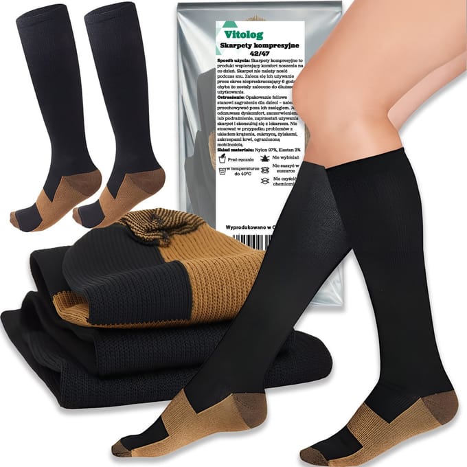 Vitolog Compressiekousen - Profylactische Ondersteuning - Sluiting - 38-41
