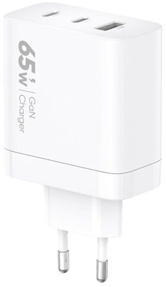 VIDVIE- Stekker - Oplader 3A, 65W, 2x USB-C, 1x USB, USB-C/Iphone-kabel, PLE262