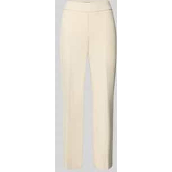 Stoffen broek met bandplooien model 'NANETTE'