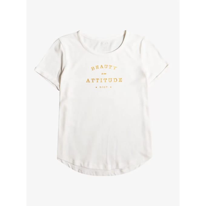 Roxy Ocean After T-shirt Met Korte Mouwen Wit XS Vrouw