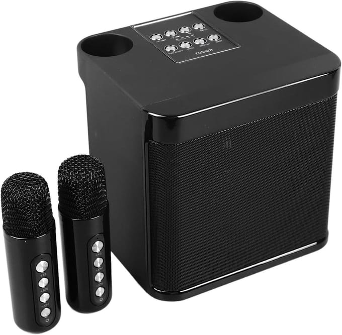 Karaokeset met Draadloze Microfoon - Bluetooth Speaker - Partybox - muziekbeleving