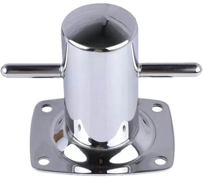 Hollex RVS Bolder op Plaat Ø60 x 120 mm