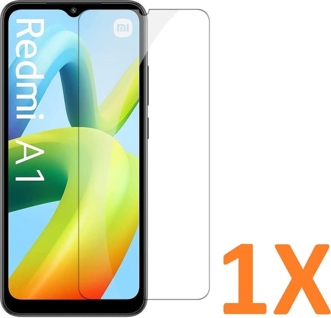 Screenprotector Glas - Tempered Glass Screen Protector Geschikt voor: Xiaomi Redmi A1,A1+,A2,A2+ - 1x