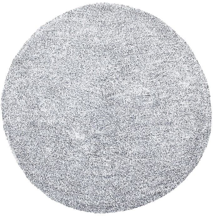 DEMRE - Shaggy vloerkleed - Grijs - 140 cm - Polyester