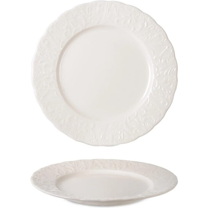 Rinart Dinerbord - Pera - Porselein - 25 cm - set van 6