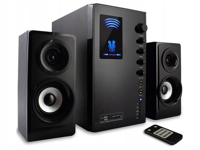 2.1 Tracer - luidspreker set, Bluetooth 5.1, vermogen 35 W, FM-radio, afstandsbediening, Tumba BT