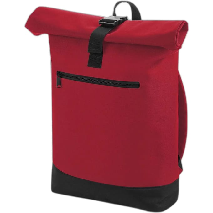 BagBase Roll-Top Backpack BG855 - Classic Red - 32 x 44 x 13 cm
