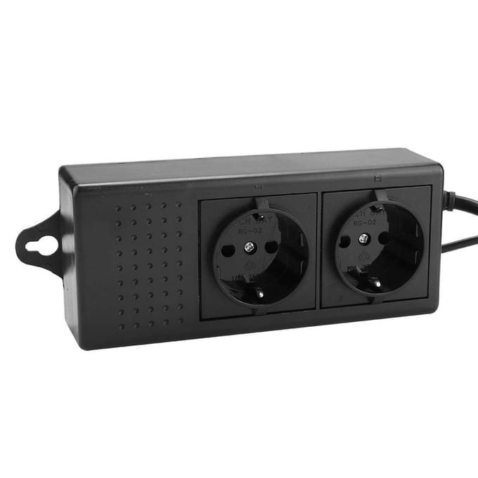 Reptiel Digitale Thermostaat PID Timing Temperatuurregelaar met LCD-display black