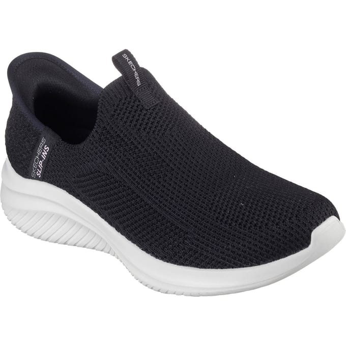 Skechers Ultra Flex 3.0 Easy Win Textile zwarte damestrainers