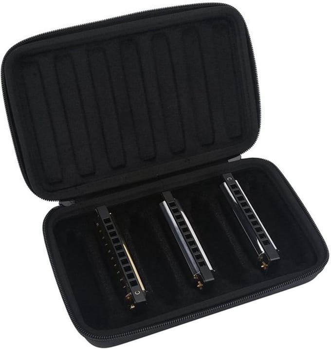 Allecto - Harmonica Case - Draagbare Opbergtas - Ideaal voor 7