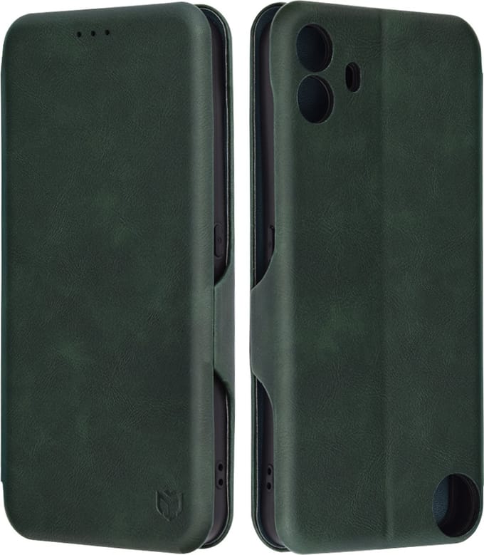 Hoesje geschikt voor Nothing CMF Phone 1 - Techsuit Safe+ Book Wallet Case - Donkergroen