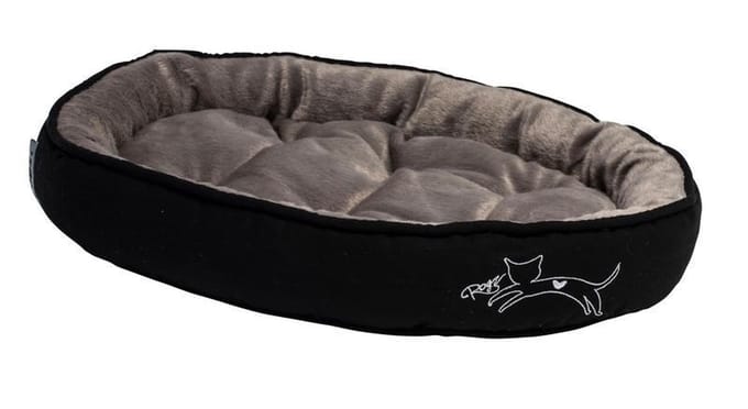 Rogz Kattenmand Jumping Cat - zwart - small