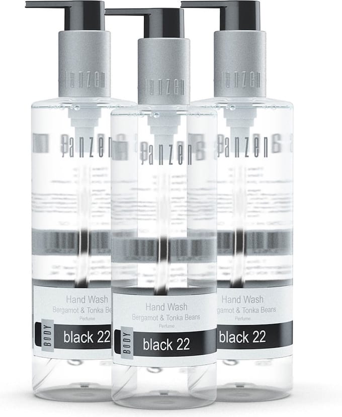 JANZEN Hand Wash Black 22 3-pack