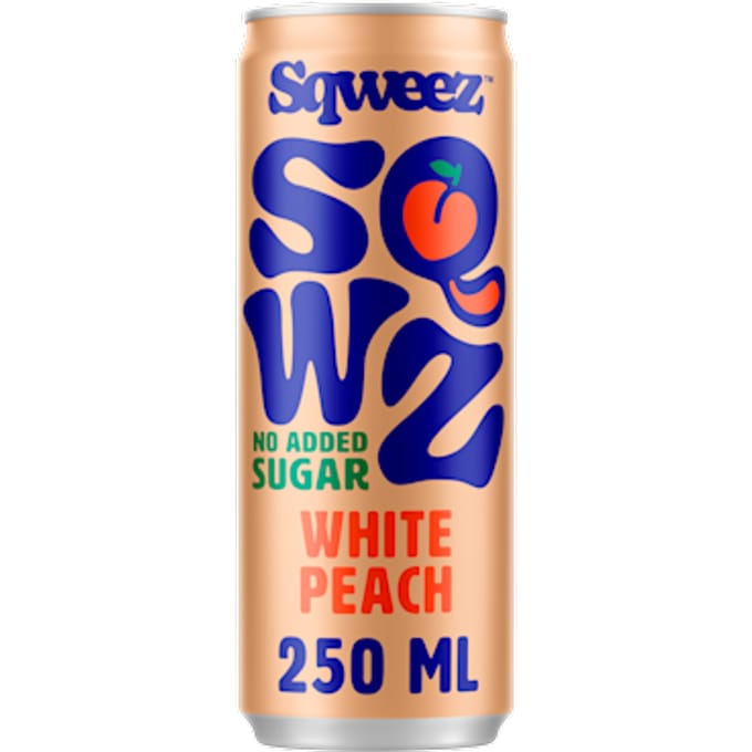 SQWZ Sqweez White Peach No Added Sugar 250ML