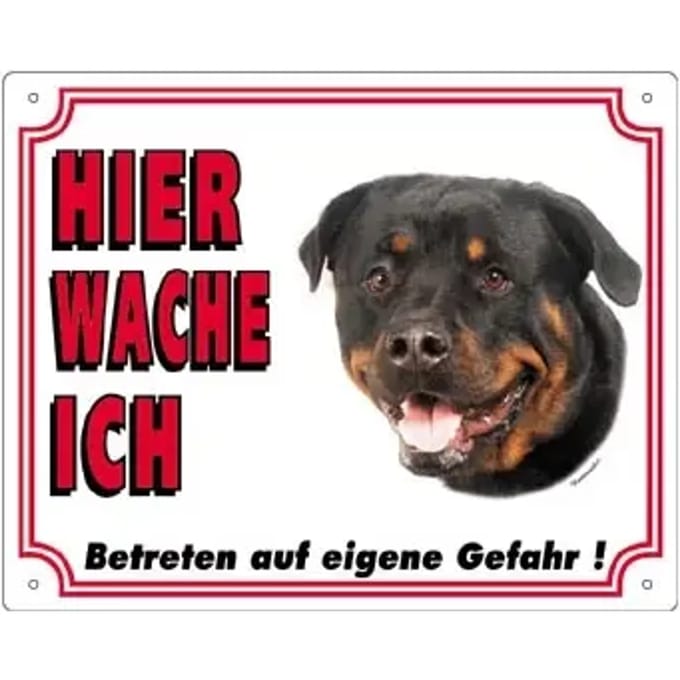 Hond aanwijsbord Nobby Pet Rottweiler