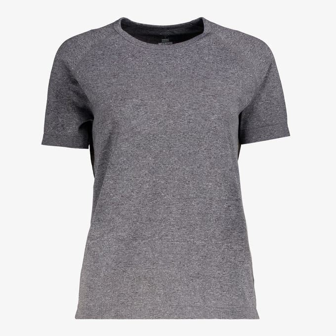Osaga seamless dames sport T-shirt grijs - Maat S