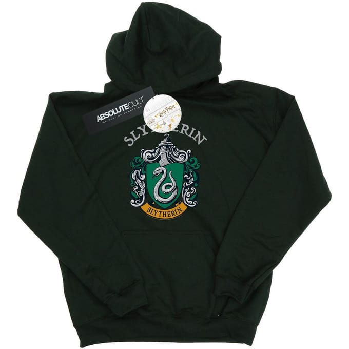 Harry Potter Jongens Slytherin Crest Hoodie (Bosgroen)