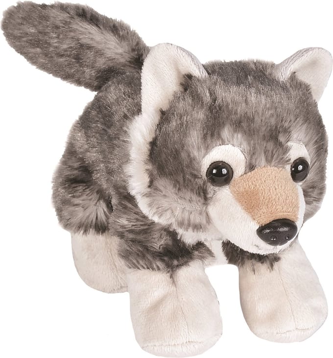 Wild Republic knuffels Wolf - 18 cm - wolven - speelgoed - pluche