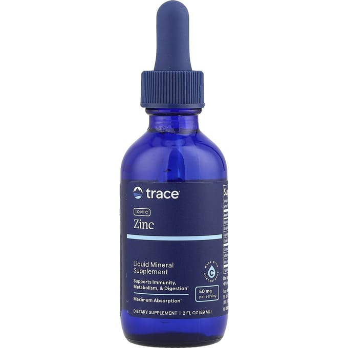 Trace, Zinc ionique, 50 mg, 2 fl oz (59 ml)