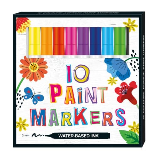 10 Paint Markers Box - Interstat