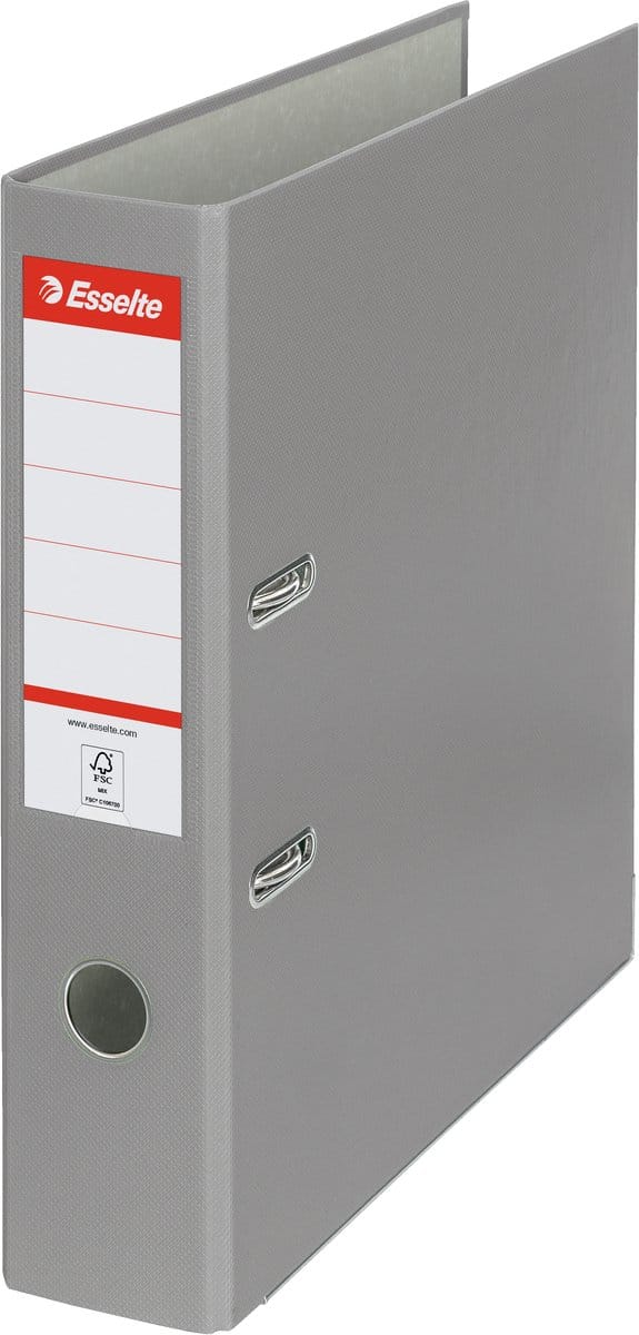 Esselte Eko 11272 - Ordner - A4/75mm - Grijs - Duurzaam - Milieuvriendelijk - Stevig