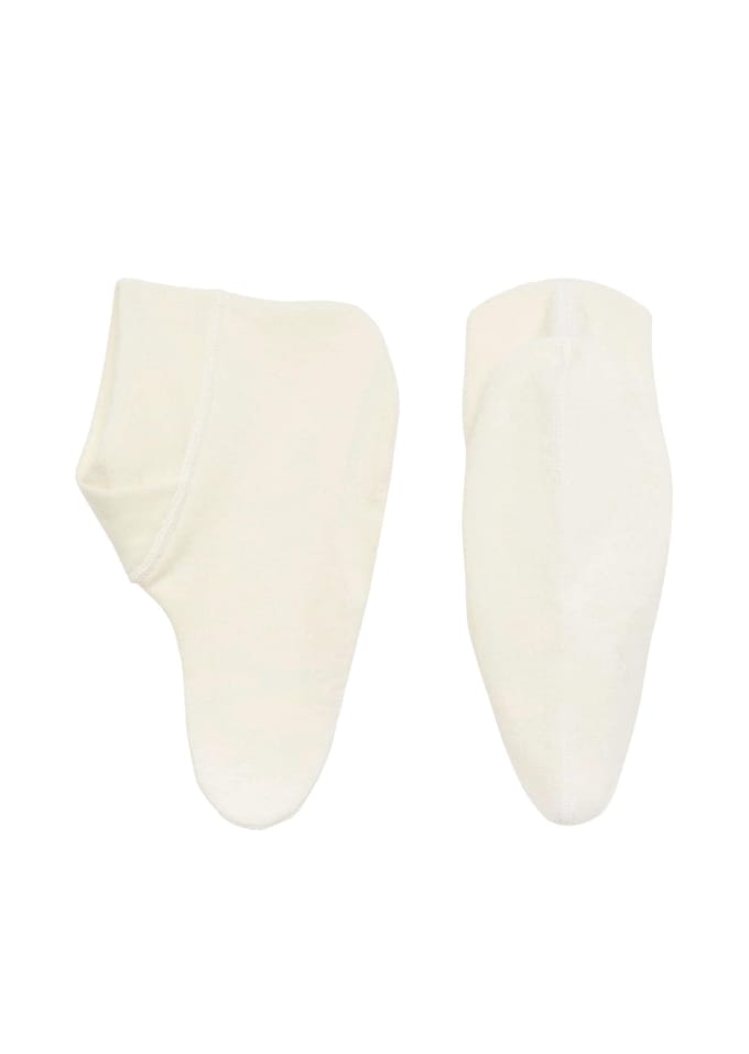 Bedsokken met angora - gebroken wit - Gr. M van Goldner Fashion