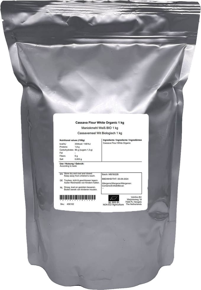 Cassavemeel Wit - 1 Kg - VehGro