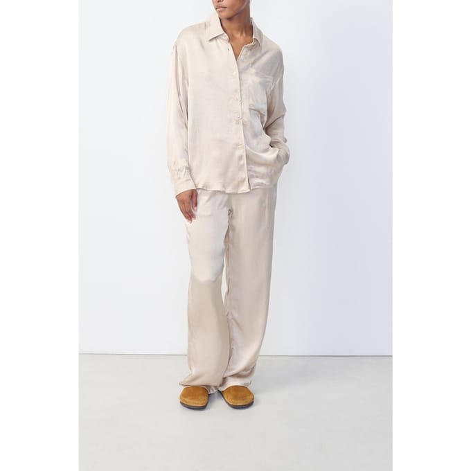 American Vintage Shaning Shirt Ecru Maat: L | Blouses Outlet | Dames | Ecru