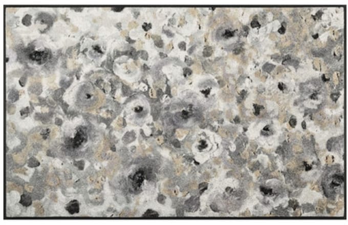Kleen-Tex Wash+Dry Design Wasbare Deurmat - Light Blossom - 75 x 120 cm