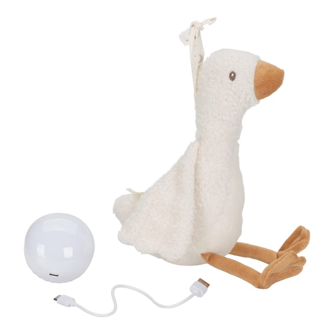 Little Dutch - Goose Knuffelgans met licht & geluid GRS Babyknuffels