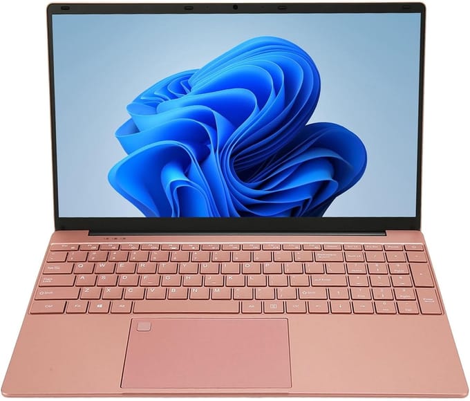 Draagbare Laptop - Zakelijk Model - Mobiel Werken - Vingerafdruk Ontgrendeling - 15.6 Inch - Roze