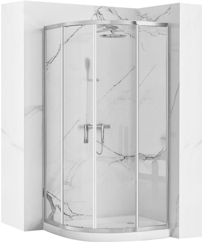 Rea Look 80X80 - Douchecabine - Vierkant - Chroom