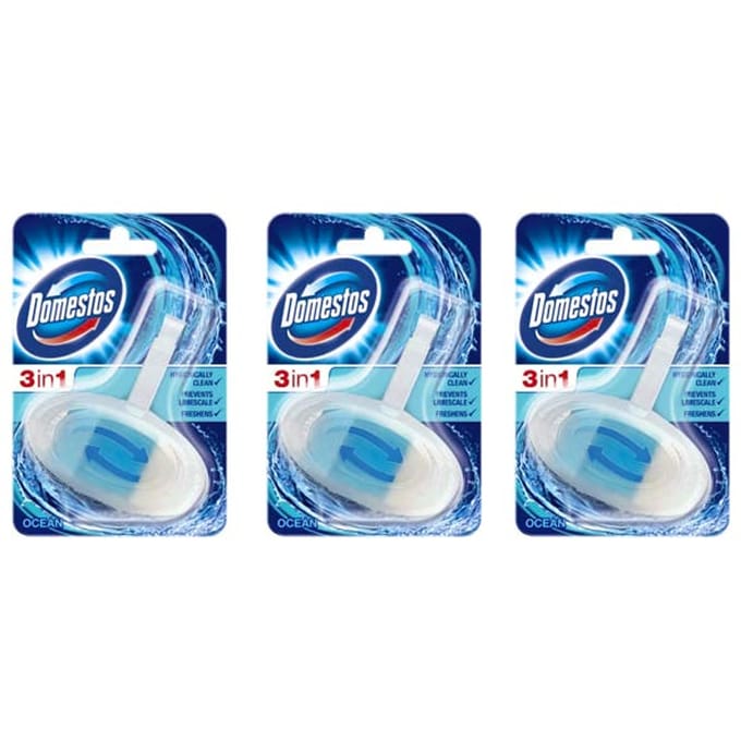 Glorix 3in1 Toiletblok Ocean 3 st