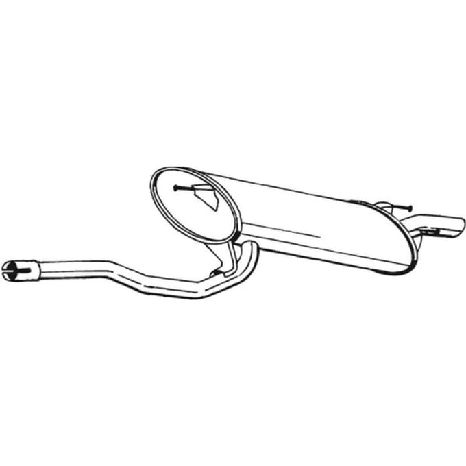 Geluiddemper achter BOSAL 282-083