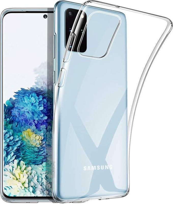 Soft Backcover Hoesje Geschikt voor: Samsung Galaxy S20 - Silicone - Transparant