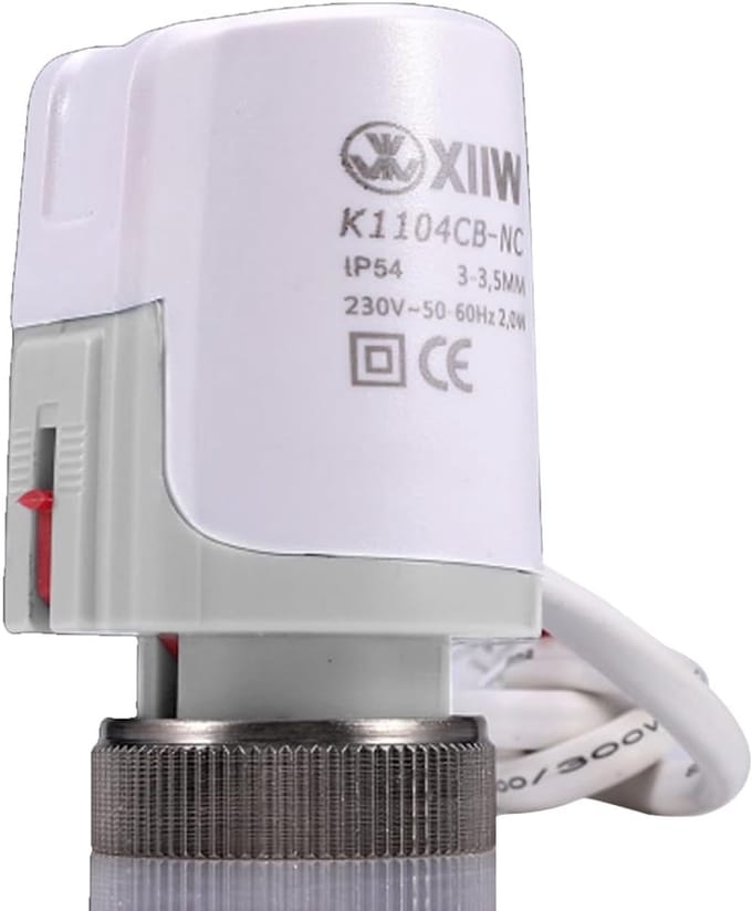 Servomotor Vloerverwarming 230V Thermische Aandrijving NC M30 x 1.5
