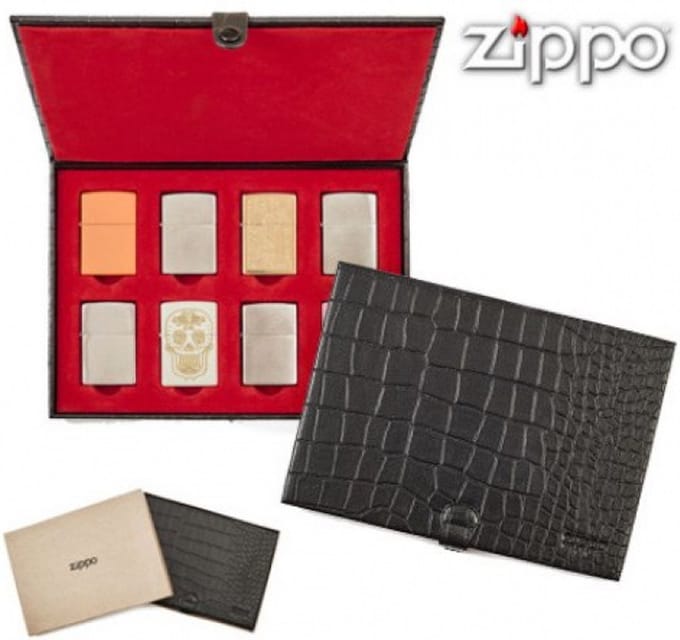Zippo aansteker Leather opbergdoos