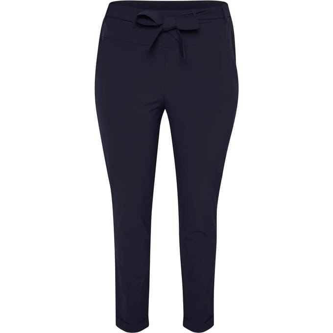 Damesbroek met riem KAFFE Curve Jia