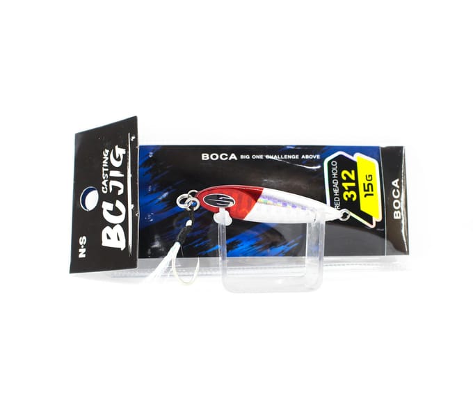NS Black Hole Metal Jig Boca 15 grammes 312 Redhead Holo (7018) black