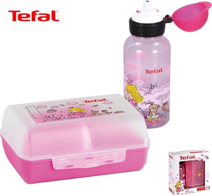 Tefal Princess Broodtrommel Set Variabolo Clipbox + Fles - 1 Set