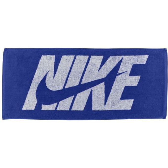 Nike Graphic Print Jacquard Handdoek (Koningsblauw/Wit)