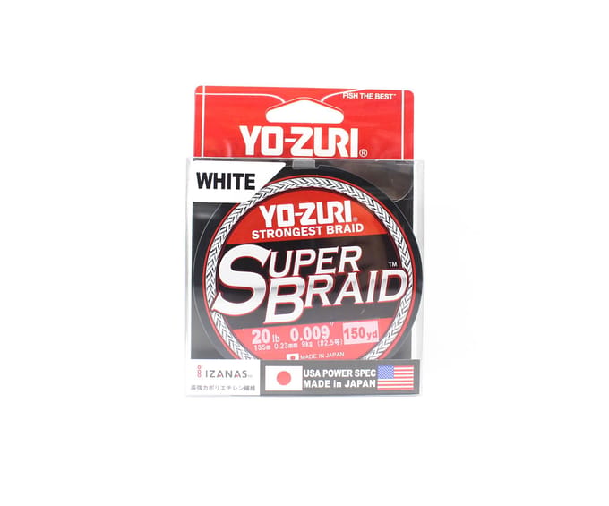 Yo Zuri Duel P.E Lijn Super Braid 150YDS 20Lbs 0.23mm Wit R1258-W 1824