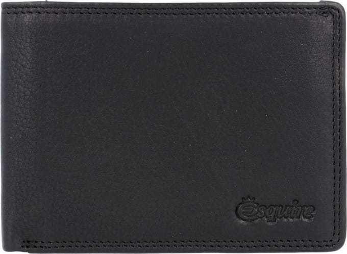 Esquire Duo Portemonnee Leer 11 cm - Jongens - Horizontaal - duo schwarz