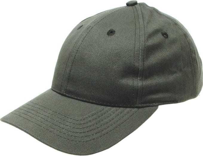 US Baseball pet, BB cap, one size verstelbaar, legergroen