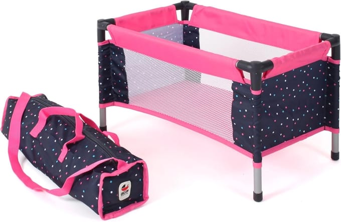 Bayer Chic 2000 - Poppen Reisbedje - Confetti Pink