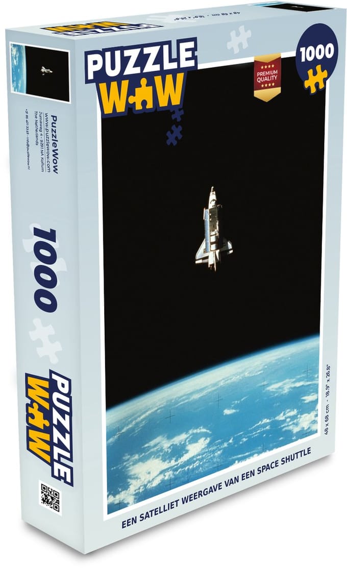 Puzzel Een satelliet weergave van een space shuttle - Legpuzzel - Puzzel 1000 stukjes volwassenen