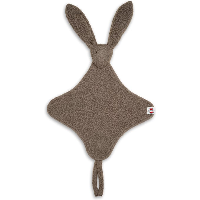 Lodger - Knuffeldoekje - Speendoek - Konijn - Teddy fleece - Bruin