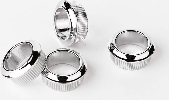 Fender 0051532049 Genuine Mechaniekbussen Standard Bass Chroom Set van 4