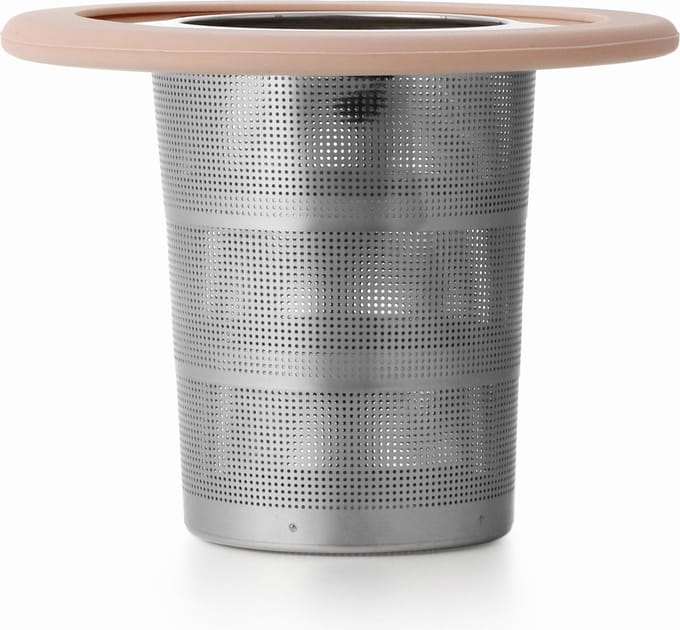 Viva Scandinavia Infusion Theefilter Invouwbaar - RVS/Siliconen - Roze